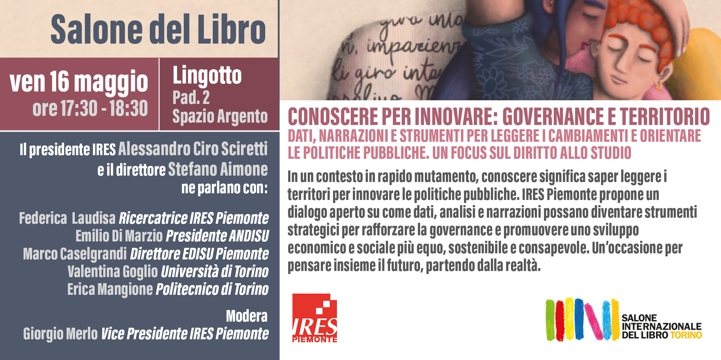 Salone del Libro Un focus sul diritto allo studio